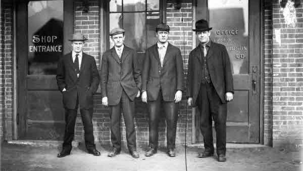 The four founders of the company from left to right Arthur Davidson Walter - photo 2