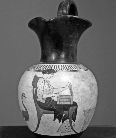 A copy of a 475 BC Attic oinichoe wine pitcher painted by P Vaglis The - photo 9