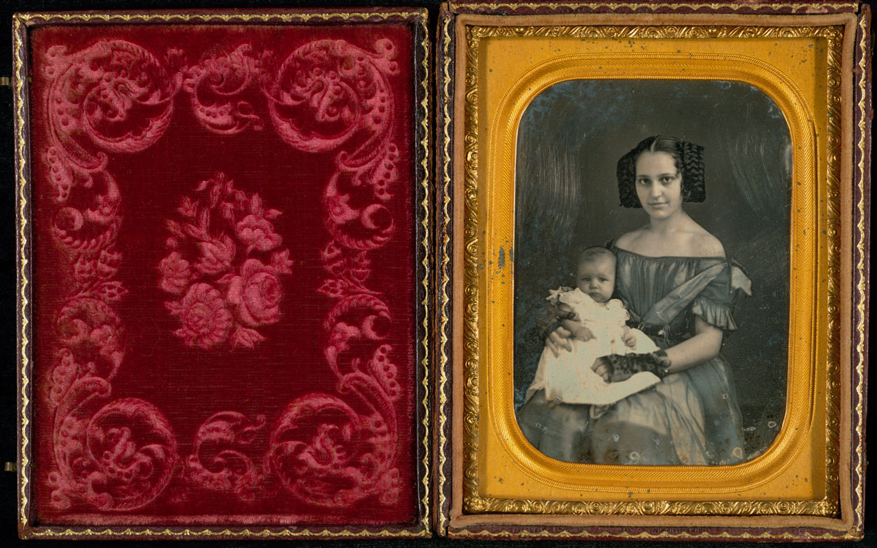 Blanche Mosess mother Selina Seixas Moses 1854 Daguerreotype AJHS - photo 7