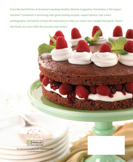 Editors Of Prevention Magazine - Prevention The Sugar Solution Cookbook: More Than 200 Delicious Recipes to Balance Your Blood Sugar Naturally