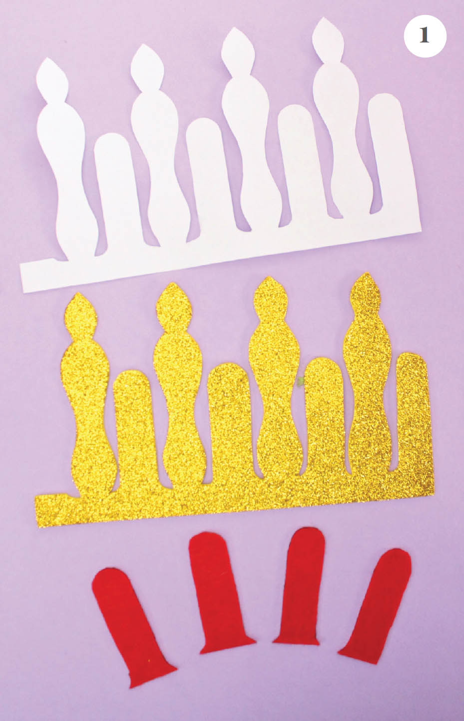 Copy the template in this book and cut your crown template out of foam sheet or - photo 15