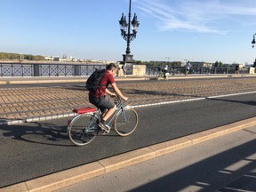 He was right The Pont de Pierre is a beautiful bridge for cycling and - photo 2