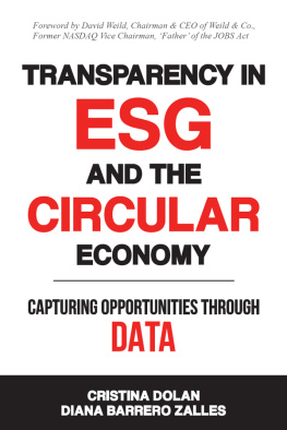 Cristina Dolan - Transparency in Esg and the Circular Economy: Capturing Opportunities Through Data