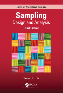 Sharon L. Lohr - Sampling: Design and Analysis