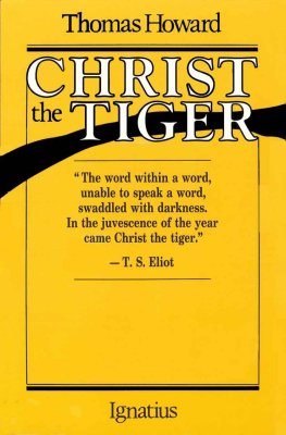 Thomas Howard Christ the Tiger