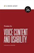 Preston So - Voice Content and Usability