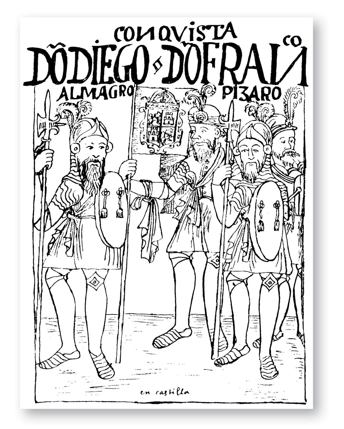 A near-contemporary representation of the conquistadors Diego de Amagro and - photo 3