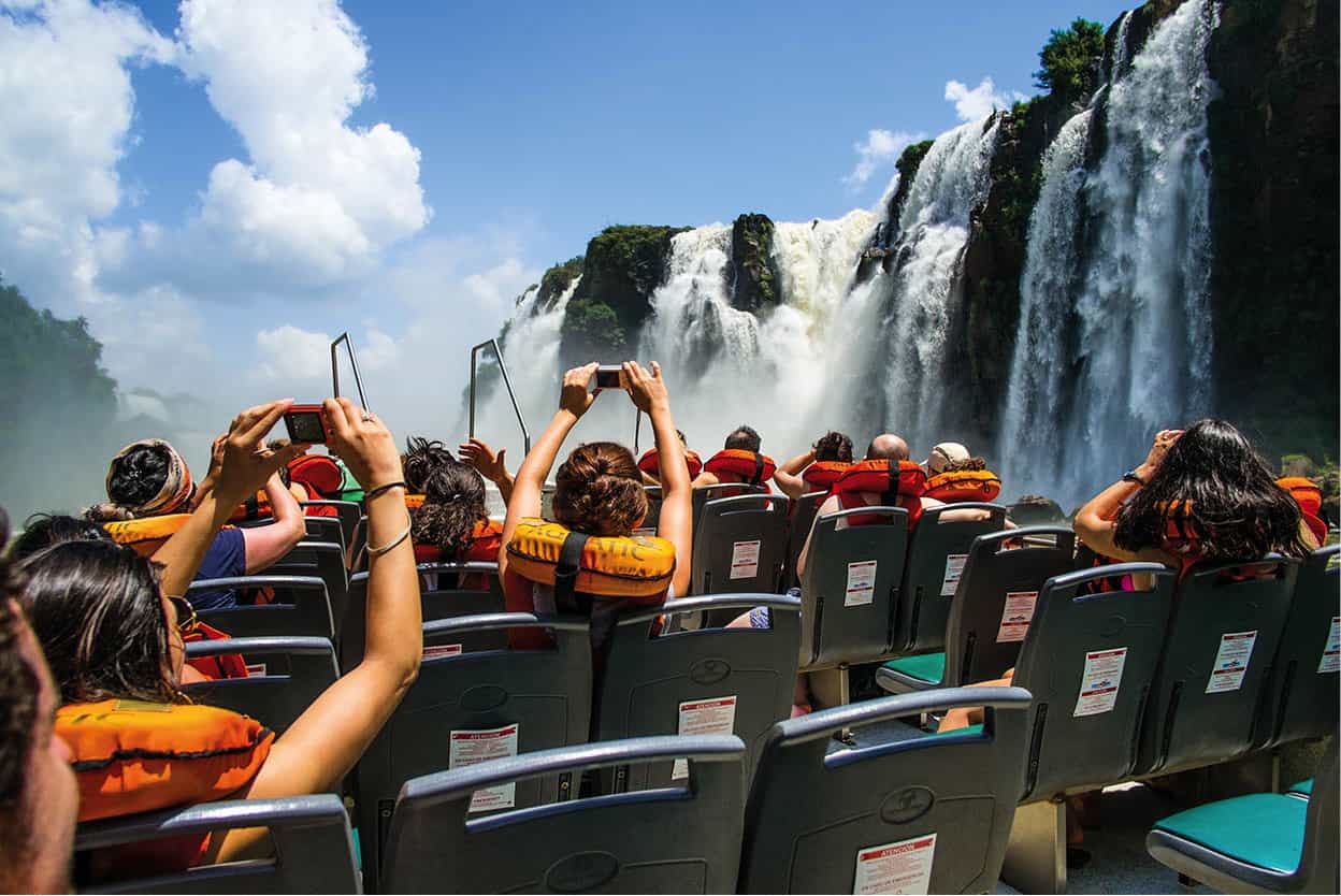 Iguaz Falls Getting up close to these Niagara-beating cataracts which run for - photo 4