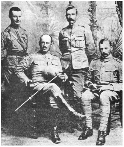 Four of the original ten Intelligence officers sent to South Africa before war - photo 13