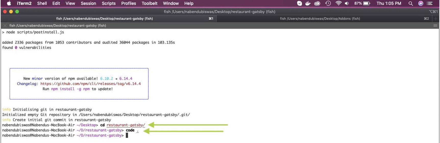 Figure 1-1 cd and code It is showing perfectly at httplocalhost8000 - photo 5