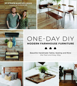 JP Strate - One-Day DIY: Beautiful Handmade Tables, Seating and More the Fast and Easy Way