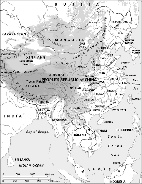 Map of the Peoples Republic of China Acknowledgments This book is the outcome - photo 3