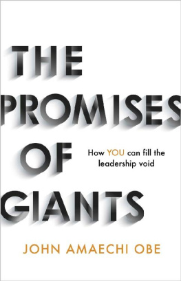 John Amaechi - The Promises of Giants