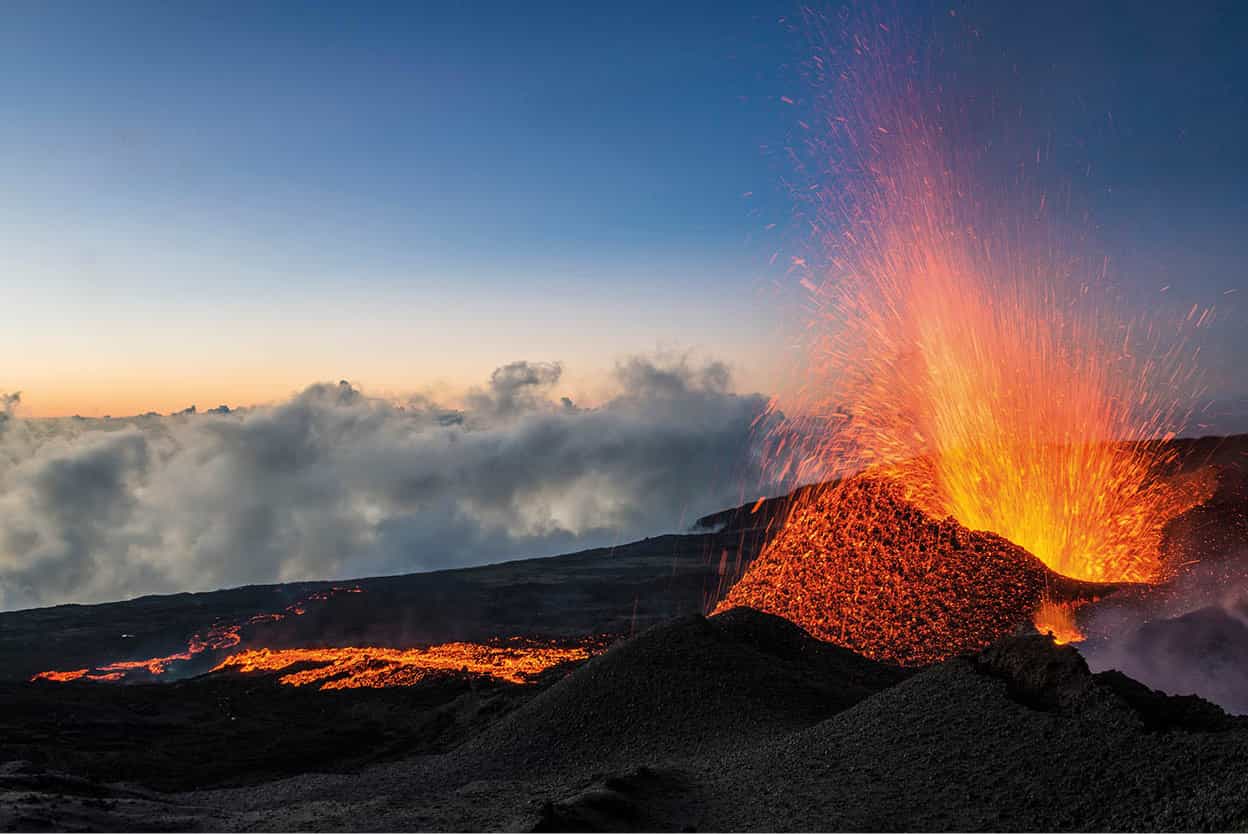 Piton de la Fournaise Runion One of the most active volcanoes on the planet - photo 4