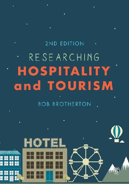 Bob Brotherton - Researching Hospitality and Tourism