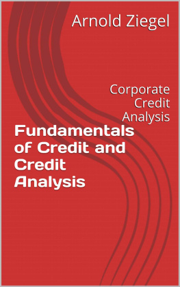 Ziegel - Fundamentals of Credit and Credit Analysis