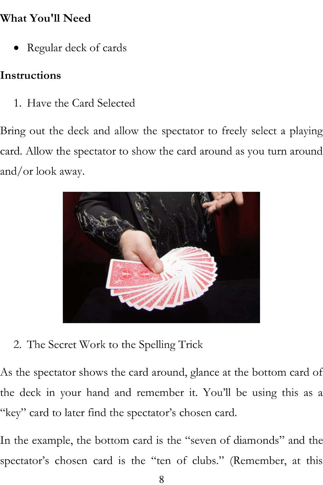 Do Magic Things with Cards Foundation Knowledge of Magic for Beginners - photo 9