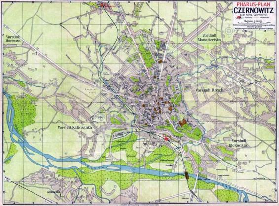 Map of Czernowitz by Leon Koenig From - photo 3