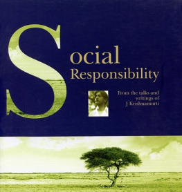 Krishnamurti Social Responsibility