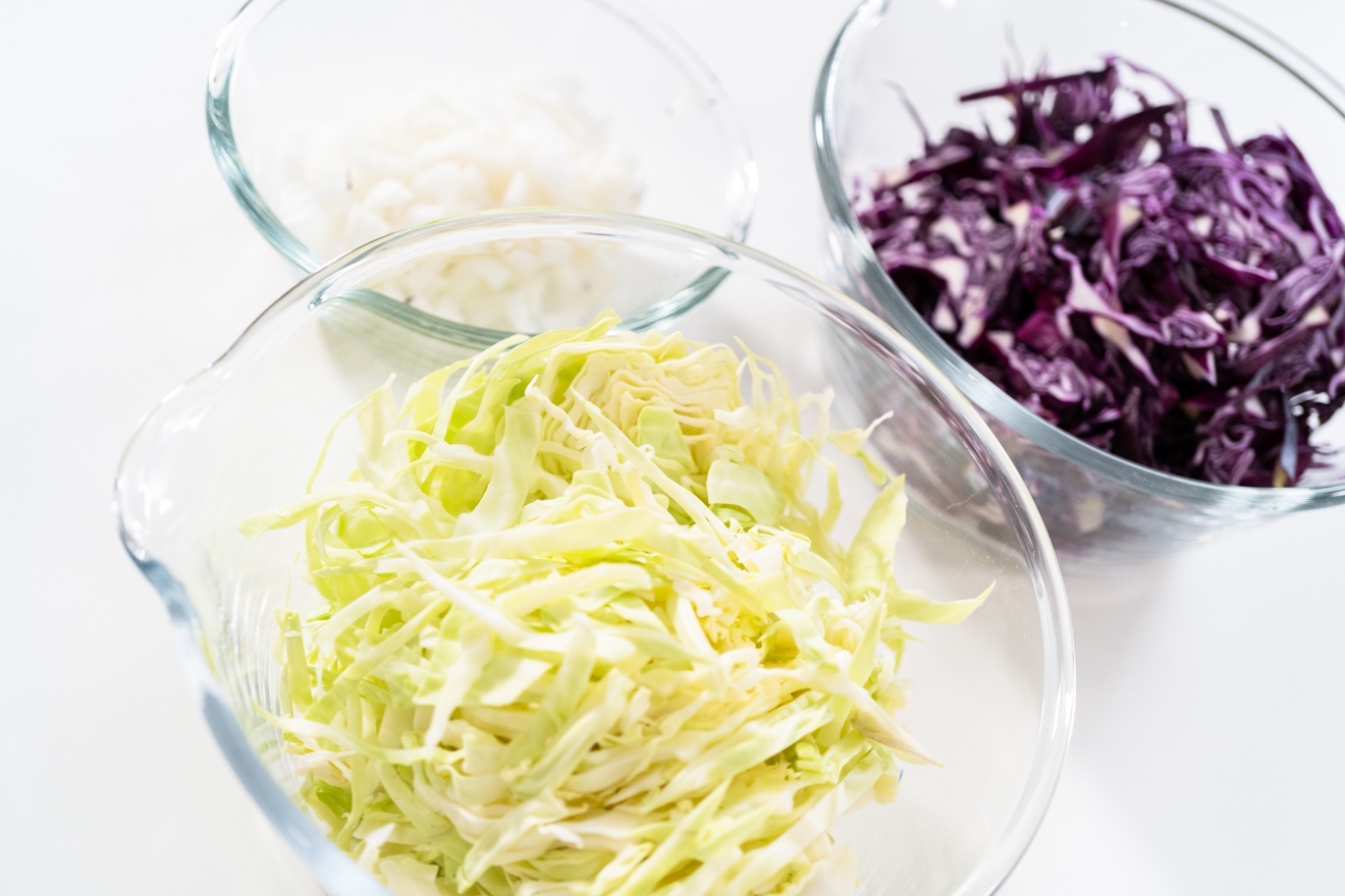 Shredded cabbage comes together with toasted noodles almonds and an - photo 8