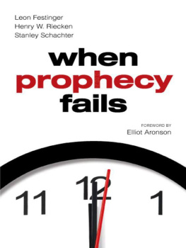Leon Festinger - When Prophecy Fails