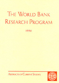 title Abstracts of Current Studies The World Bank Research Program - photo 1