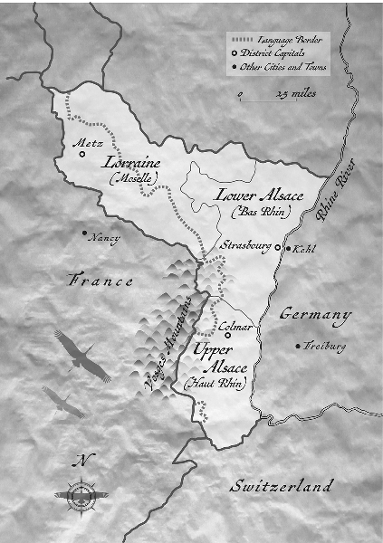 Figure Intro2 Map of Alsace-Lorraine Drawn by Michele Mayor Angel The - photo 3