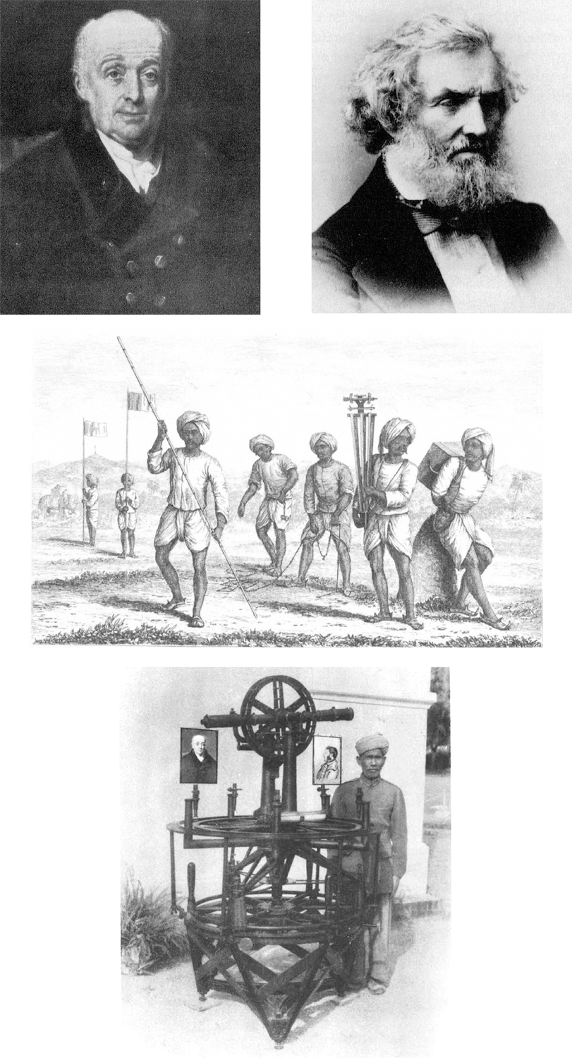 Survey of India employees and equipmentclockwise from top left William - photo 6