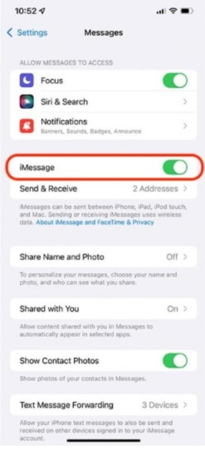 Check if youre linked to a cellular data or Wi-Fi network if iMessage doesnt - photo 8