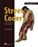 inside front cover Street Coder The rules to break and how to break - photo 1