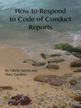 Valerie Aurora How to Respond to Code of Conduct Reports