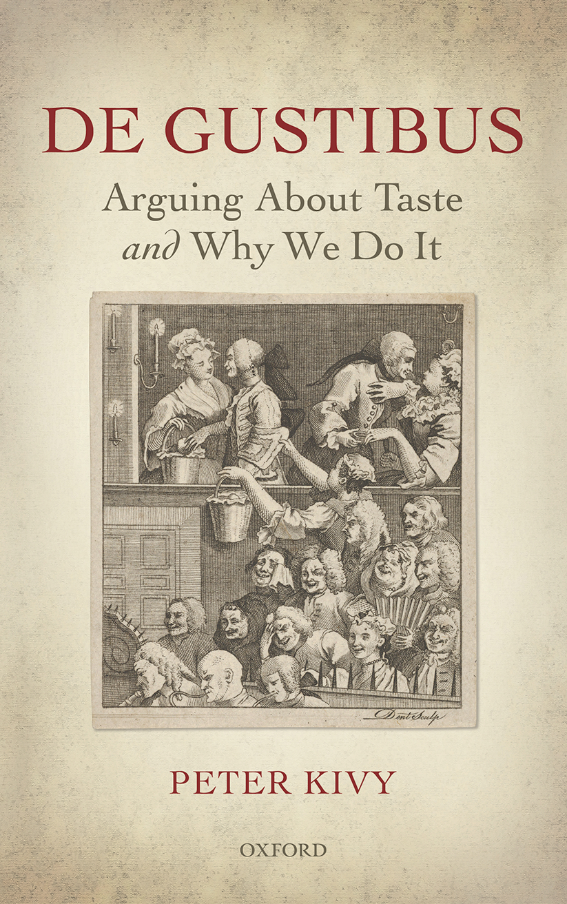 De Gustibus Arguing About Taste and Why We Do It - image 1