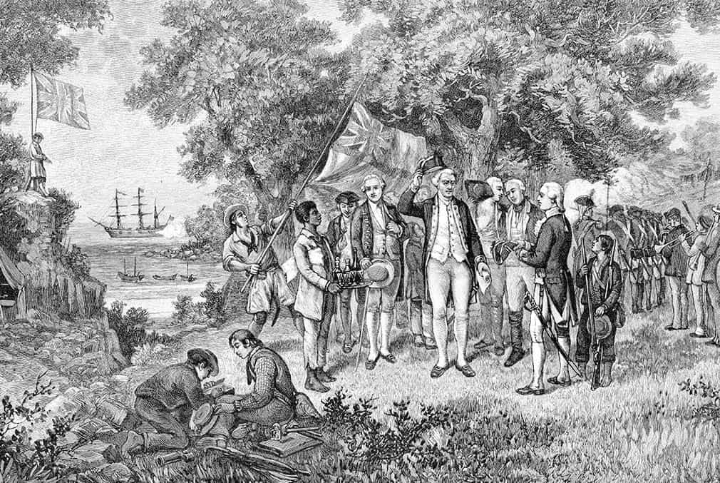 Captain Cook claims Botany Bay Getty Images Population and people Western - photo 12