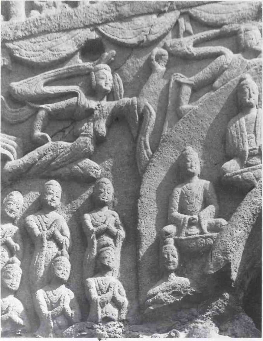 Apsaras and donors on the north wall of Cave 44 Despite their battered - photo 9