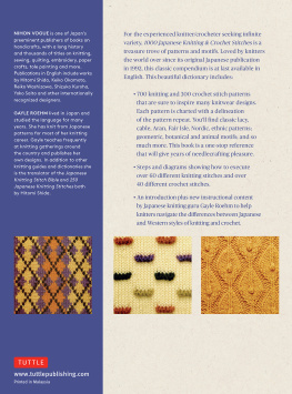 Nihon Vogue - 1000 Japanese Knitting & Crochet Stitches: The Ultimate Bible for Needlecraft Enthusiasts