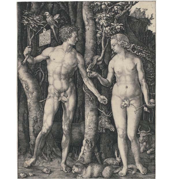 Plate 01 Albrecht Drer Adam and Eve 1504 engraving 25 19 cm Rijksmuseum - photo 4