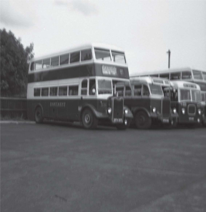 This unfortunately rather blurred shot shows vehicles typical of the East Kent - photo 4