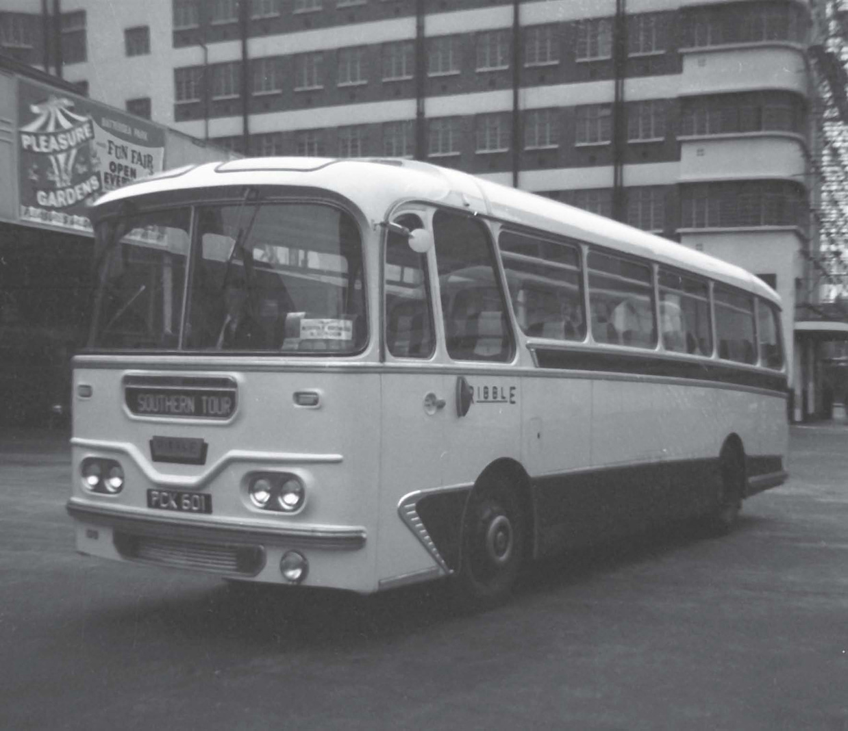 In the main Ribble fleet No1019 is a 1961 Leyland Leopard L2 with Harrington - photo 11