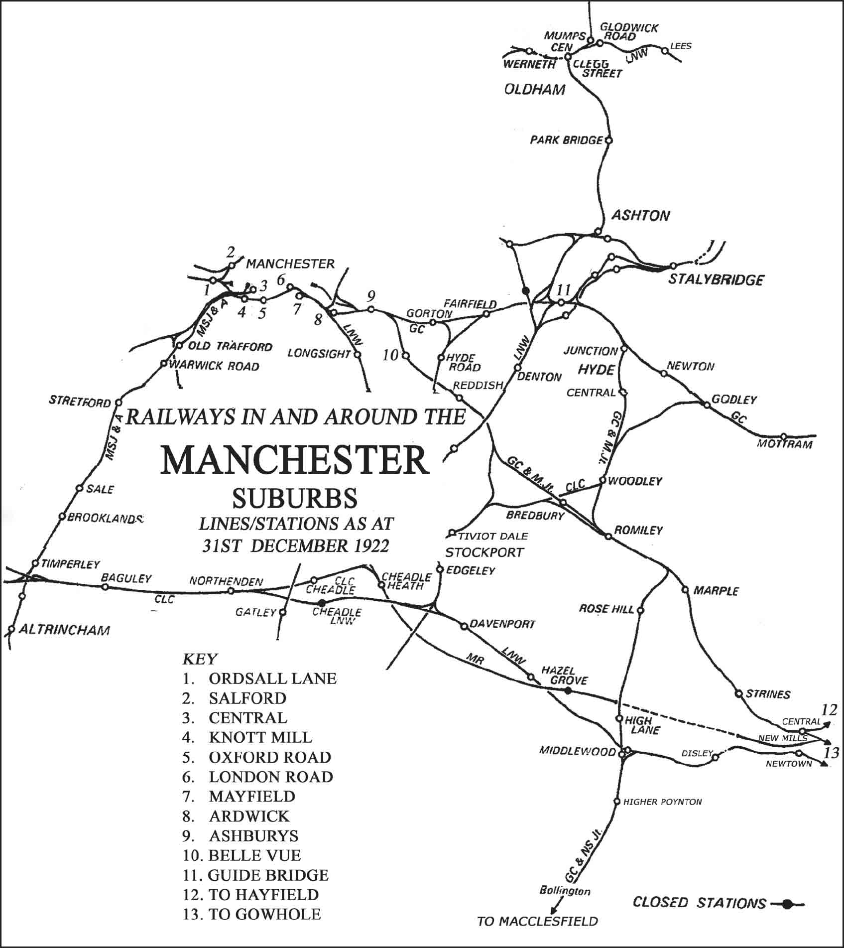 Map of joint lines around Manchester T his volume originates from there being - photo 5