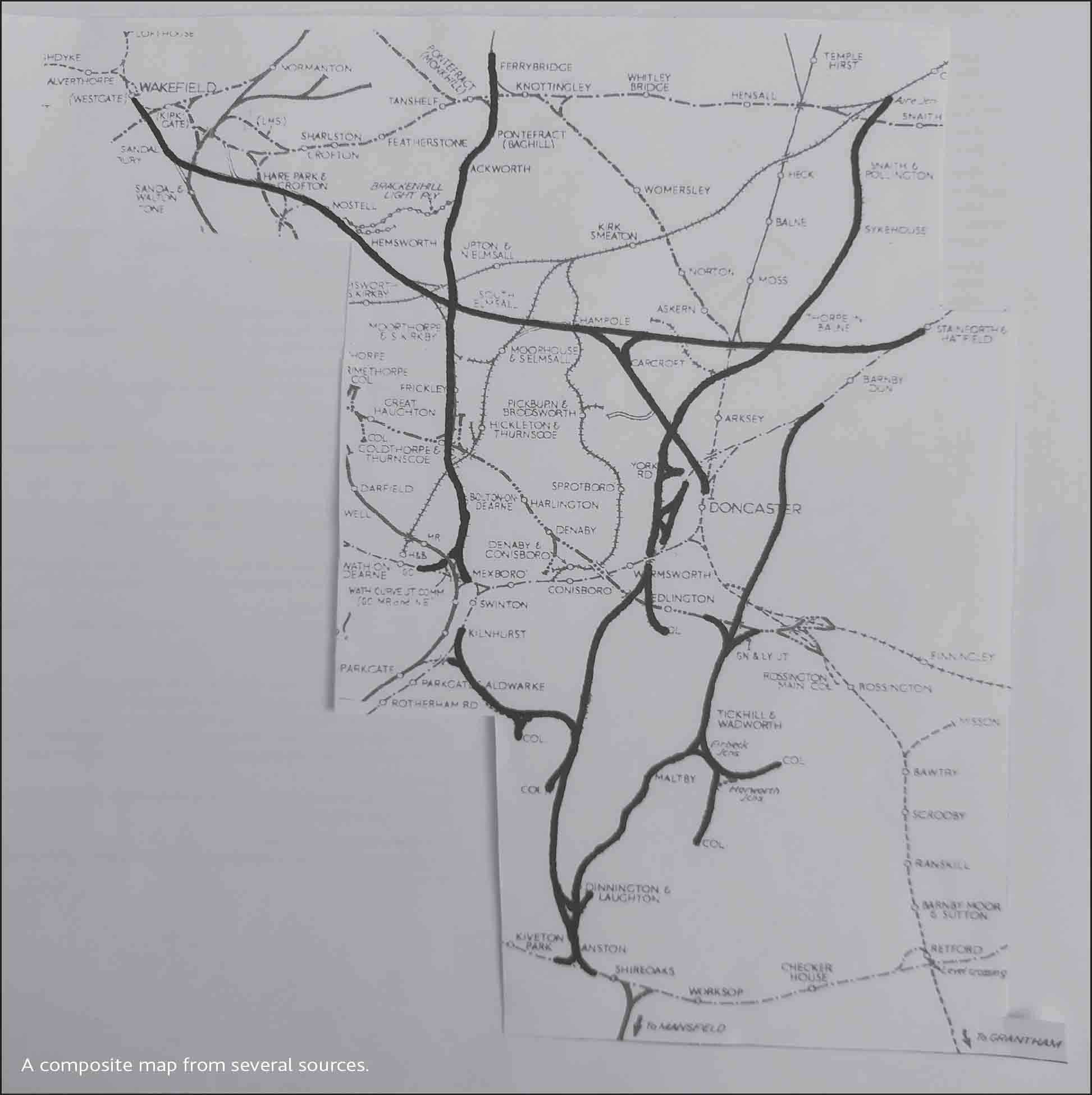 Map of joint lines in South Yorkshire Even with many of the lines removed the - photo 6