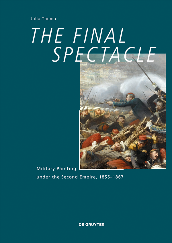 The Final Spectacle ISBN 978-3-11-048668-1 eISBN PDF 978-3-11-049748-9 - photo 1