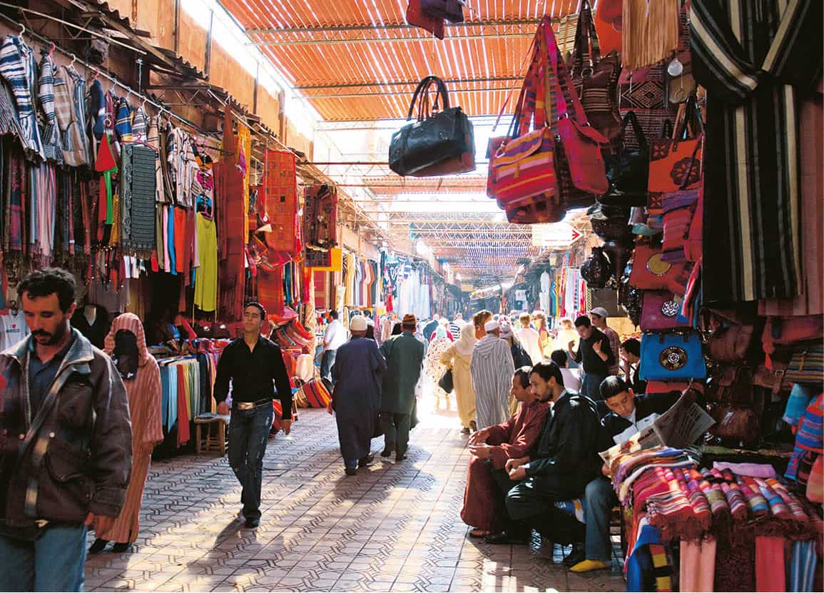 Shoppers Spreading north of the Jemaa el Fna are Marrakechs legendary souks - photo 9