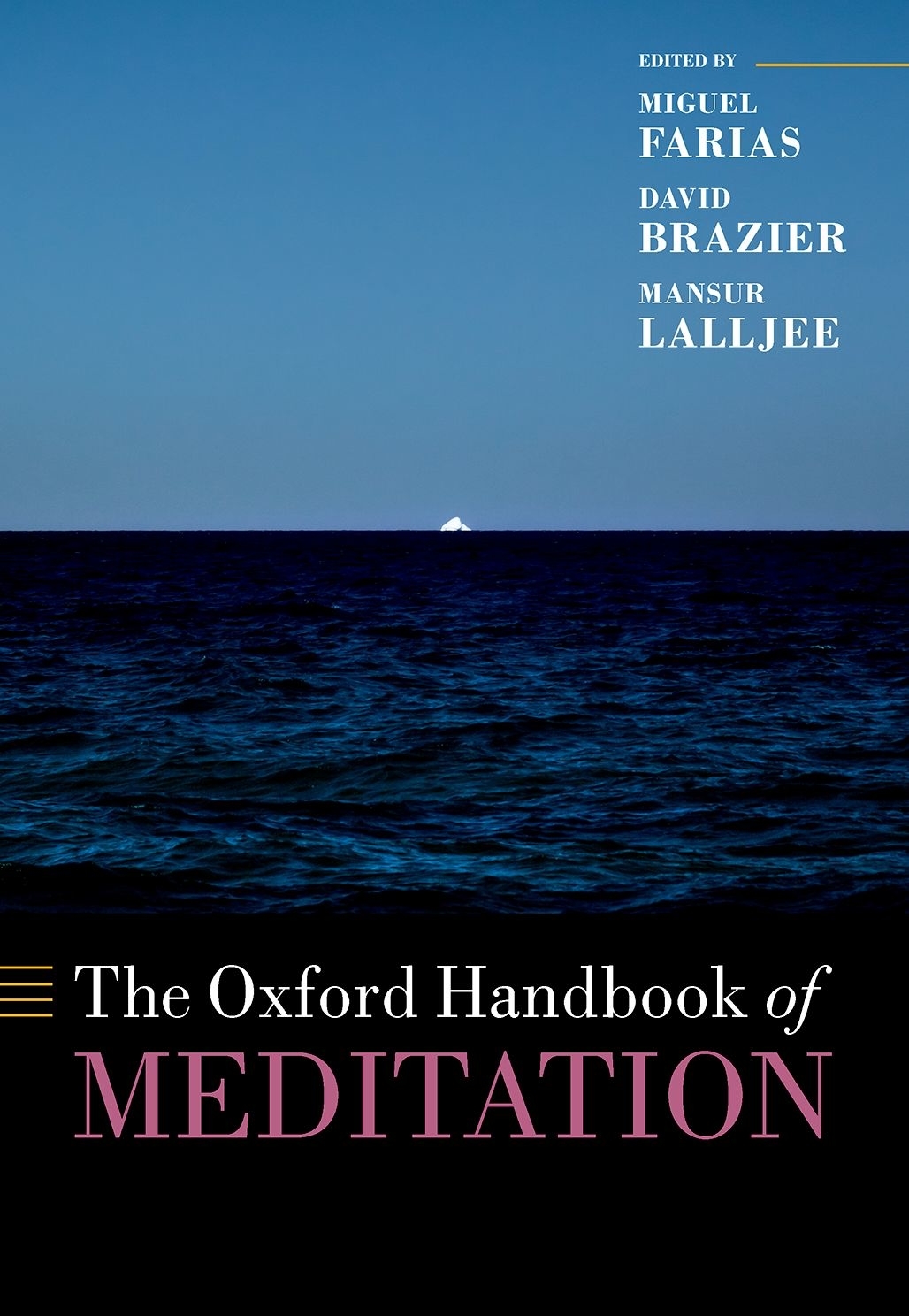 The Oxford Handbook of Meditation Oxford Library of Psychology The - photo 1