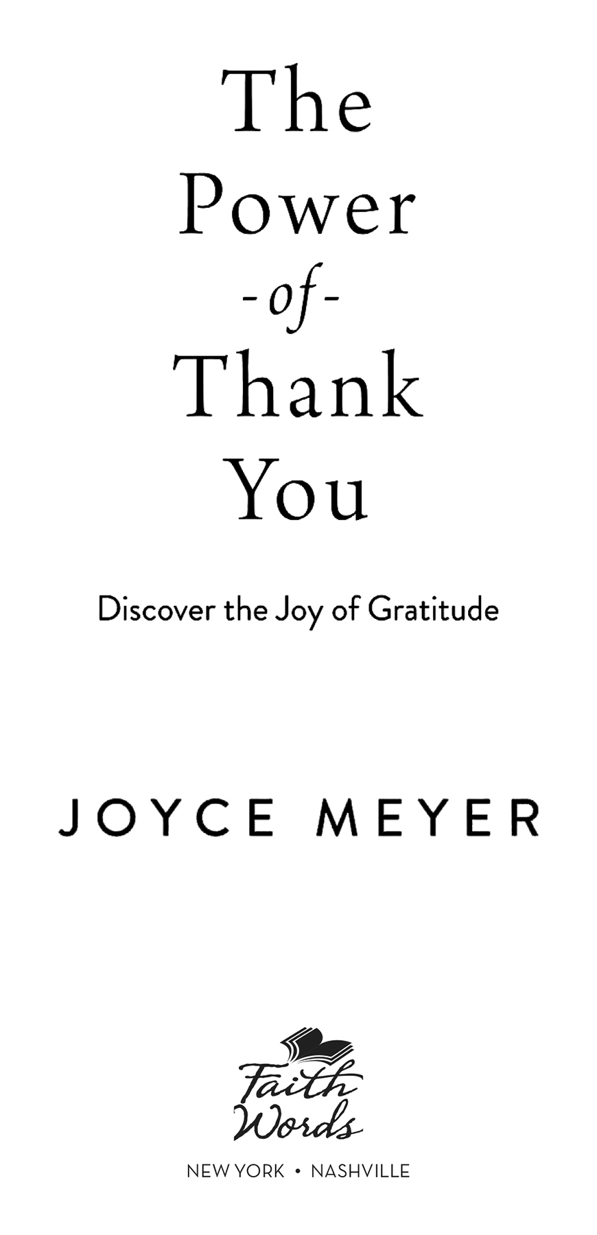 Copyright 2022 by Joyce Meyer Cover copyright 2022 by Hachette Book Group - photo 1