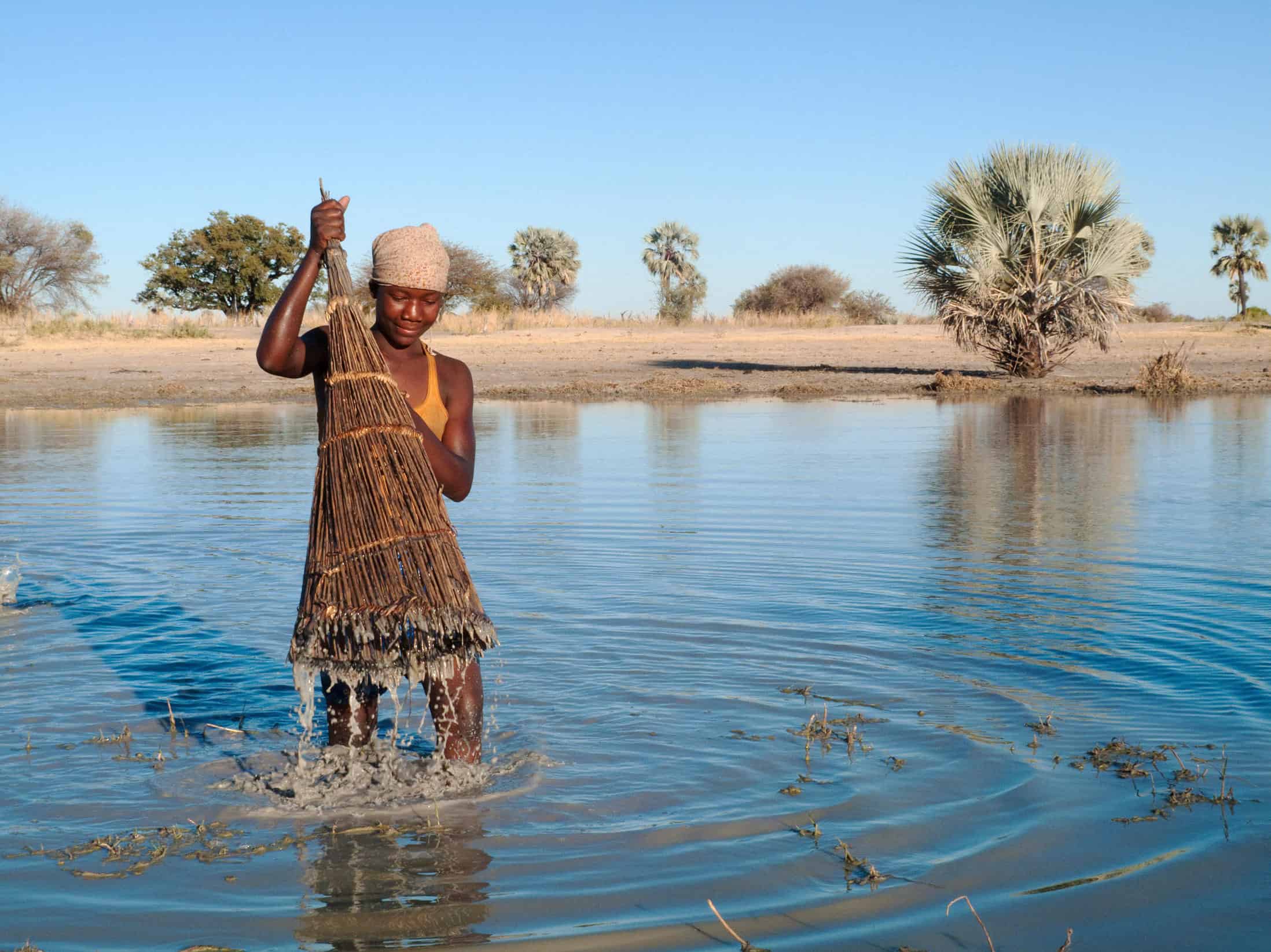 Alamy OWAMBO WOMAN FISHING IN AN OSHANA Fact file Namibia is the second - photo 5