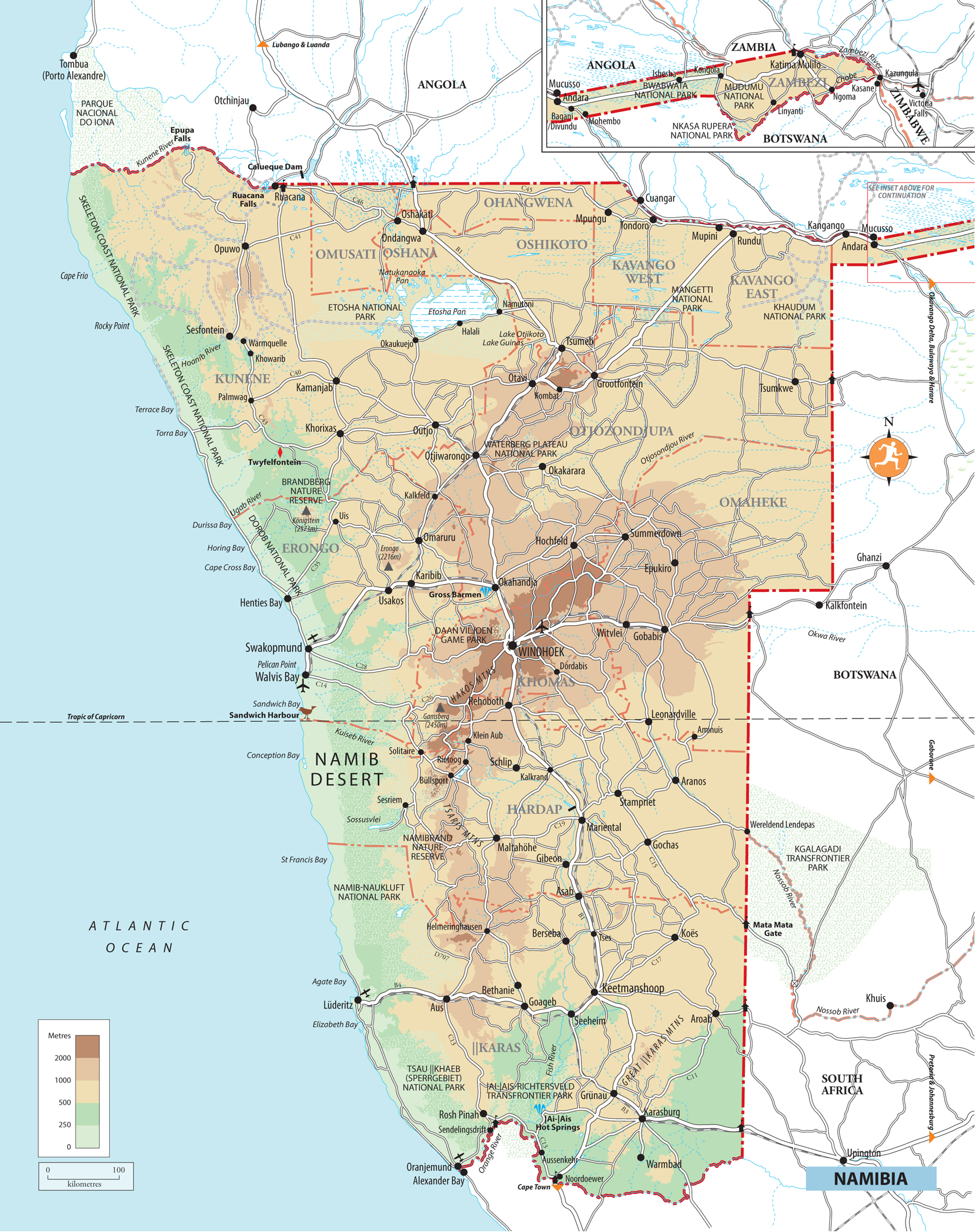 Fact file Namibia is the second least densely populated country in the world - photo 6