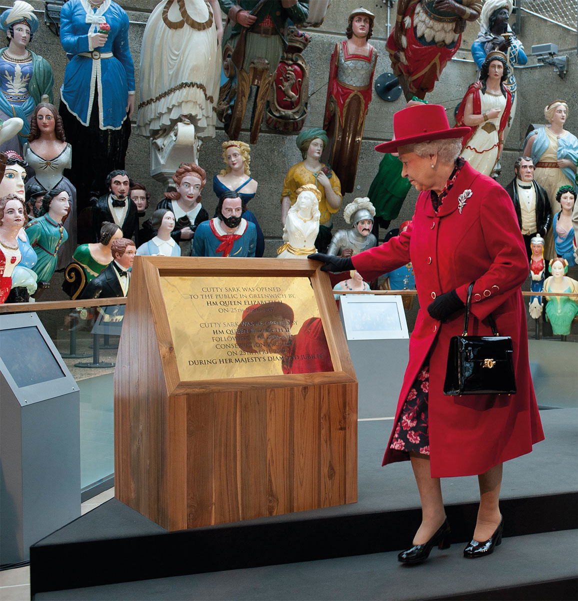 HM The Queen at the reopening of Cutty Sark 25 April 2012 Introduction - photo 8