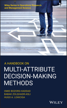 Babak Zolghadr-Asli - A Handbook on Multi-Attribute Decision-Making Methods