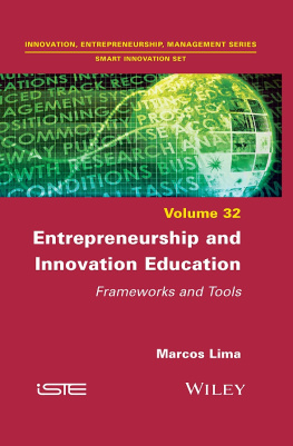 Marcos Lima Entrepreneurship and Innovation Education: Frameworks and Tools