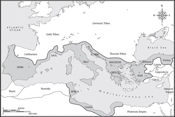 Map 4 The Mediterranean World in 70 BC Introduction From Conquest to - photo 6